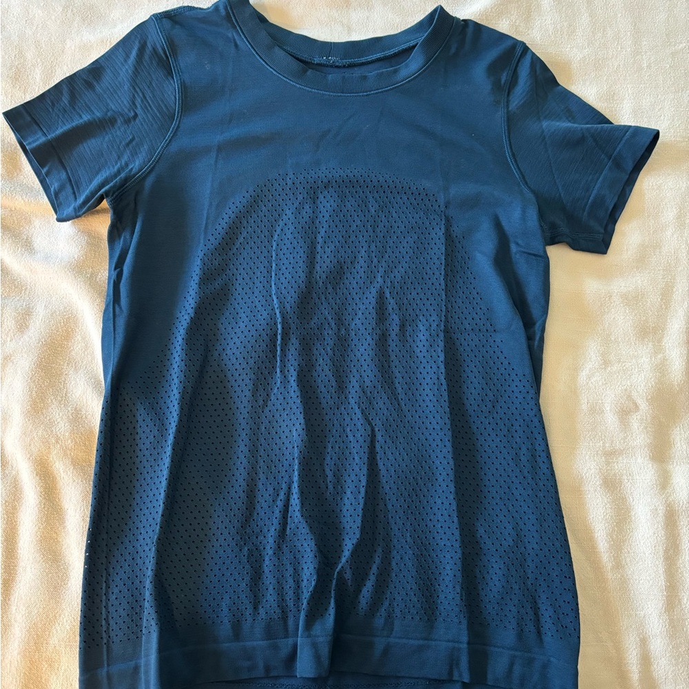 Nike Navy Blue Short Sleeve Shirt
